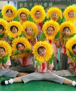 Vòng hoa hướng dương 45 cm
