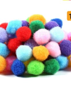 Bom Bom 1.5 cm 1000v - Hạt trang trí lông xù