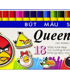Bút sáp 18 màu Queen